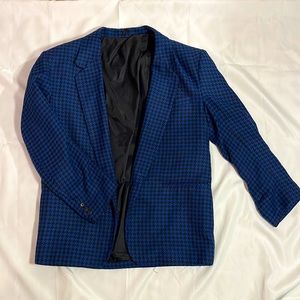 Vintage policy hounds tooth blazer